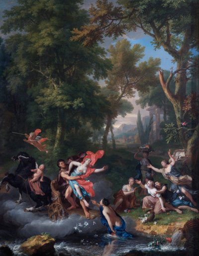 „Proserpina megerőszakolása”, 18. század alkotó: Jan van Huysum
