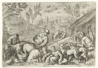 Tavaszi A négy évszak (sorozat címe) alkotó: Jan van Ossenbeeck
