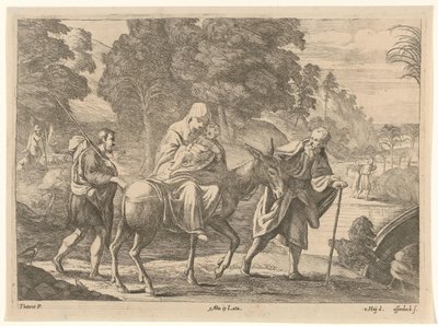 Repülés Egyiptomba alkotó: Jan van Ossenbeeck