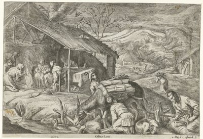 Téli A négy évszak (sorozat címe) alkotó: Jan van Ossenbeeck