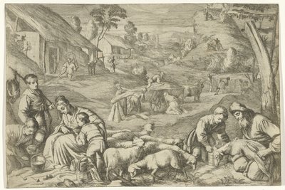 Nyár A négy évszak (sorozat címe) alkotó: Jan van Ossenbeeck