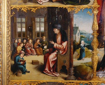 Szent Ágoston oltár alkotó: Jan van Scorel