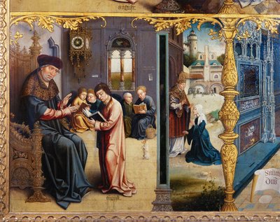 Szent Ágoston oltár alkotó: Jan van Scorel