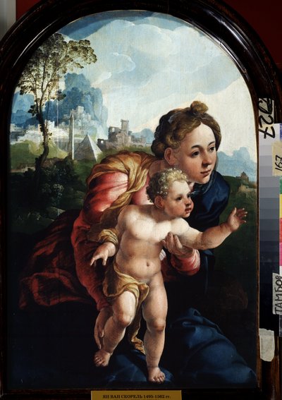 Szűz és gyermek, 1530 alkotó: Jan van Scorel