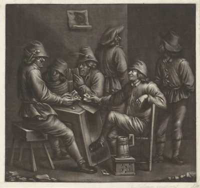 kártyajátékosok alkotó: Jan van Somer