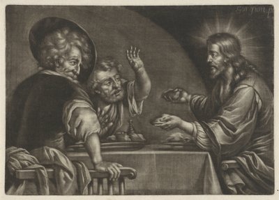Étkezés Emmausban alkotó: Jan van Somer