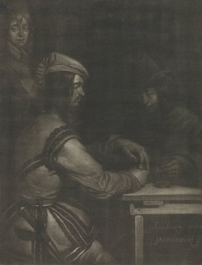 Jelenet egy fogadóban alkotó: Jan van Somer