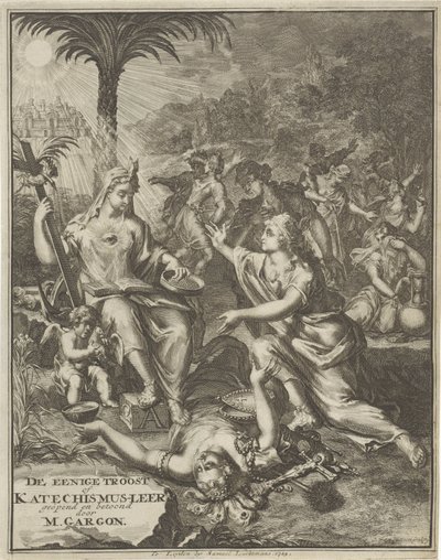 Címlap: M. Gargon, Az egyedüli vigasz, 1713 alkotó: Jan van Vianen