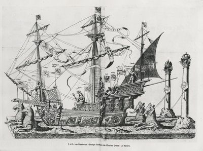 Diadaledény V. Károly császár temetési menetében, 1559 alkotó: Jan van and Doetechum Doetechum the elder