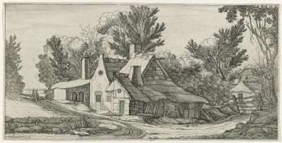 Táj farmokkal alkotó: Jan van de Velde (II) (manner of)