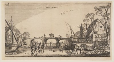 December, az év tizenkét hónapjából alkotó: Jan van de Velde II