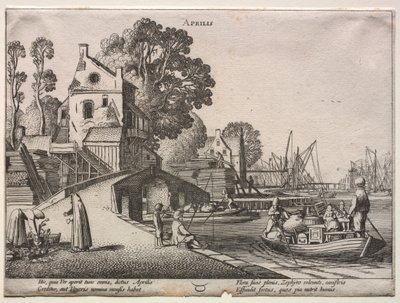 A tizenkét hónap: április alkotó: Jan van de Velde II