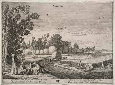 A tizenkét hónap: augusztus alkotó: Jan van de Velde II