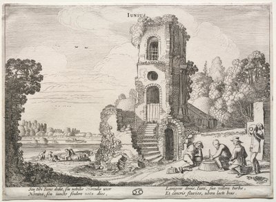 A tizenkét hónap: június alkotó: Jan van de Velde II