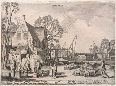 A tizenkét hónap: november alkotó: Jan van de Velde II