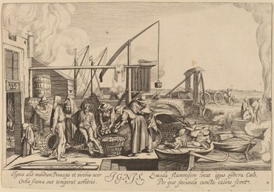 Tűz alkotó: Jan van de Velde II after Willem Buytewech
