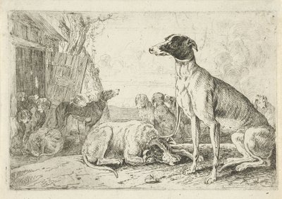 kutyaól Állatok (sorozat címe) Zoographiam (sorozat címe) alkotó: Jan van den Hecke