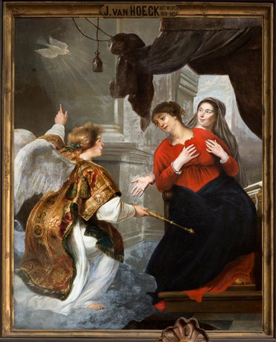 Plébániatemplom (Plébániatemplom Szűzanya). Belső. festmény. alkotó: Jan van den Hoecke