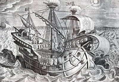Navigáció alkotó: Jan van der (1523 1605) Straet