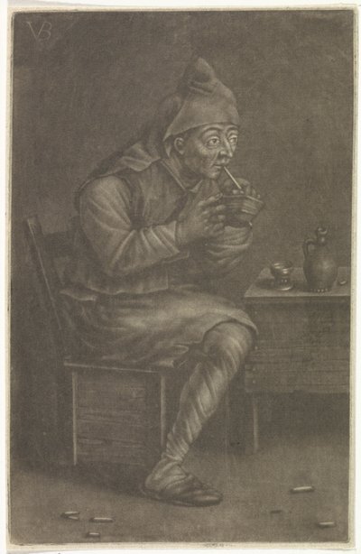 Az ember meggyújtja a pipáját alkotó: Jan van der Bruggen