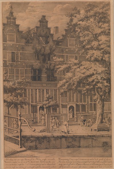 Tűzoltás a Heerengrachton (1683. április 25-26.) alkotó: Jan van der Heyden