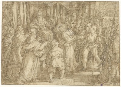 Krisztus Pilátus előtt alkotó: Jan van der Straet