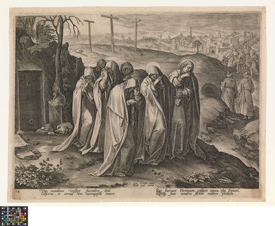 Szent asszonyok elhagyják a sírt alkotó: Jan van der Straet