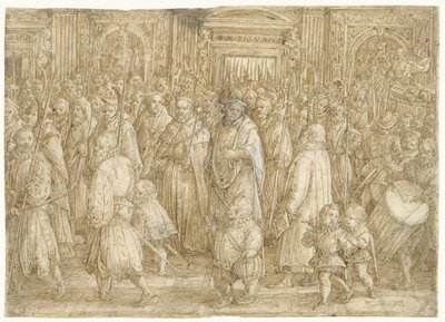 I. Cosimo toszkán nagyherceg visszatérése palotájába alkotó: Jan van der Straet