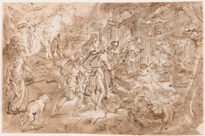 A Pásztorok imádata alkotó: Jan van der Straet, called Stradanus