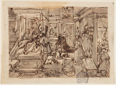Extreme Unction alkotó: Jan van der Straet, called Stradanus