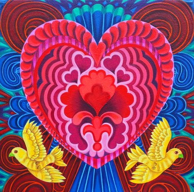Szív és madarak, 2016, alkotó: Jane Tattersfield