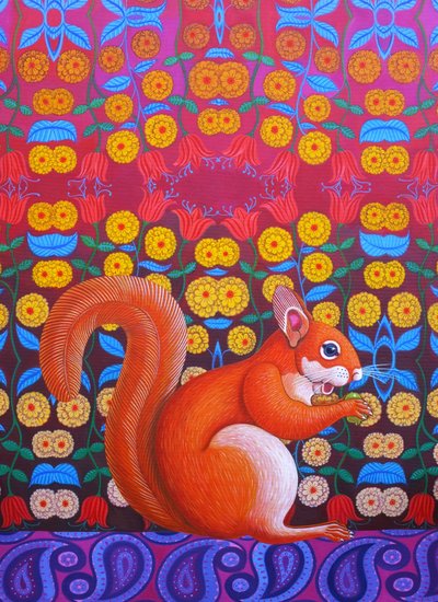 Vörös mókus, 2014, alkotó: Jane Tattersfield