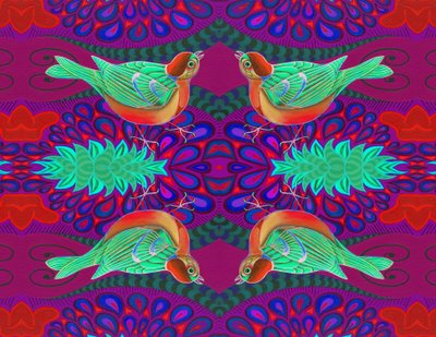 Fa veréb minta, 2015, alkotó: Jane Tattersfield