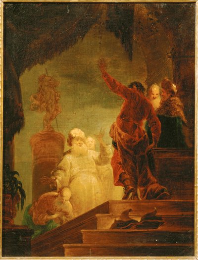 Szent Pál Athénban alkotó: Januarius Zick