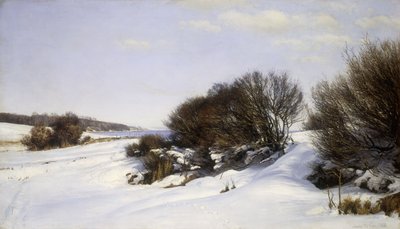 Tél a tenger mellett, 1888 alkotó: Janus La Cour