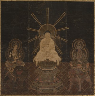 Shakyamuni Triád alkotó: Japan, Kamakura period