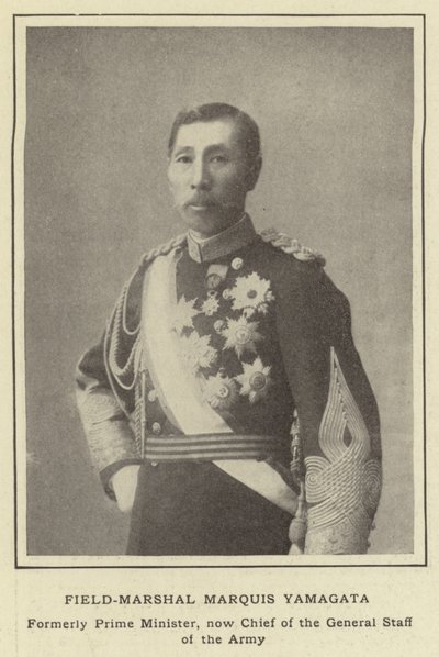 Yamagata márki hadnagy, korábbi miniszterelnök, jelenleg a hadsereg vezérkari főnöke alkotó: Japanese Photographer