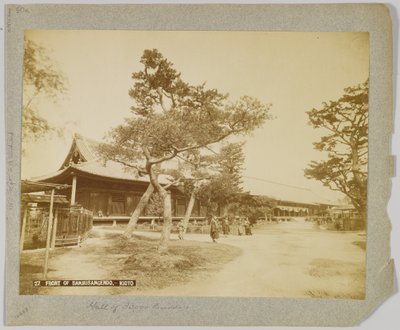 Sanjusangendo eleje, Kiotó, Japán (f/w fotó) alkotó: Japanese Photographer