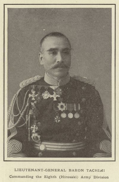 Tachimi báró altábornagy, a nyolcadik (hirosaki) hadsereghadosztály parancsnoka alkotó: Japanese Photographer