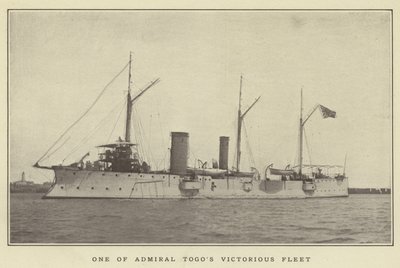 Az Admiral Togos egyik győztes flottája alkotó: Japanese Photographer