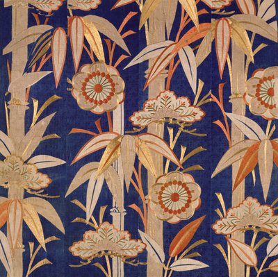 Buddhista templom oltárterítője, Edo-korszak (1600-1868) 1805 (selyem) alkotó: Japanese School
