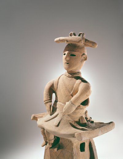 Gyermekfigura, archaikus korszak (terrakotta) alkotó: Japanese School