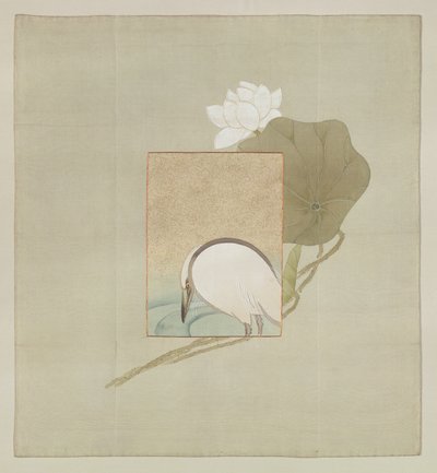 Ajándékborító, Meiji-korszak (1868-1912) (festett selyem, hímzett szálakkal) alkotó: Japanese School
