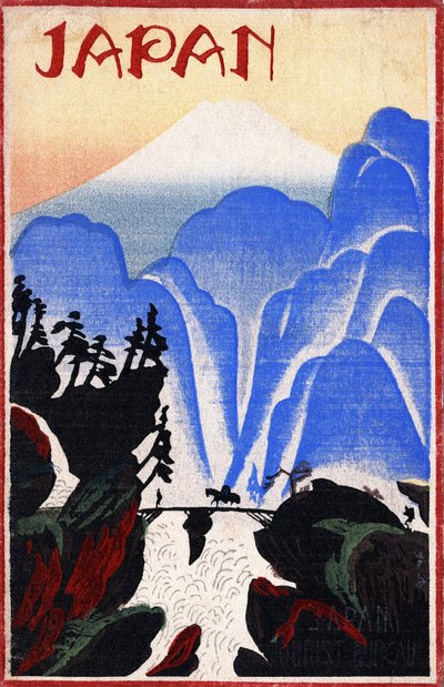 Japán tájképe. Festészet, Japán alkotó: Japanese School