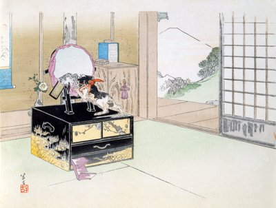 Party Time (színes fatömb nyomat) alkotó: Japanese School