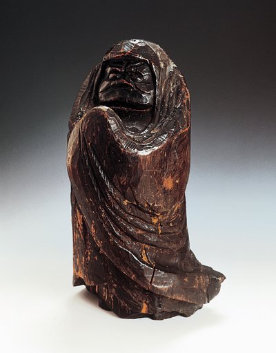 Darumát ábrázoló szobor (Bodhidharma, a Zen alapítója és első pátriárkája) alkotó: Japanese School