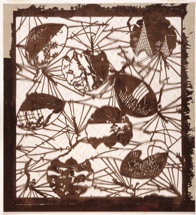 Stencil (papír) alkotó: Japanese School