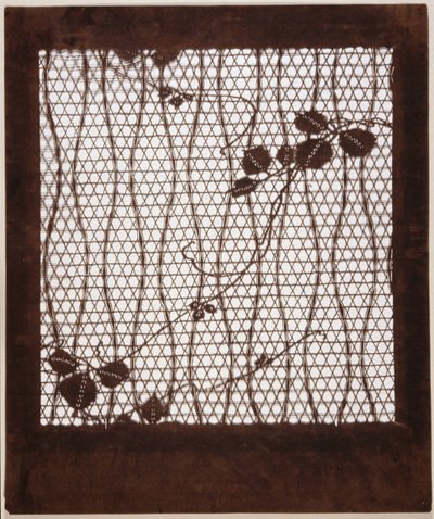 Stencil: eper levelek alkotó: Japanese School