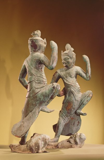 Zaou Gongen, Heian-korszak (794-1185) (aranyozott bronz) alkotó: Japanese School