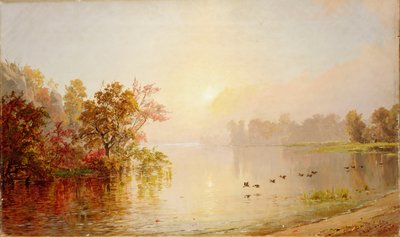 Párás délután – 1873 ősz alkotó: Jasper Francis Cropsey